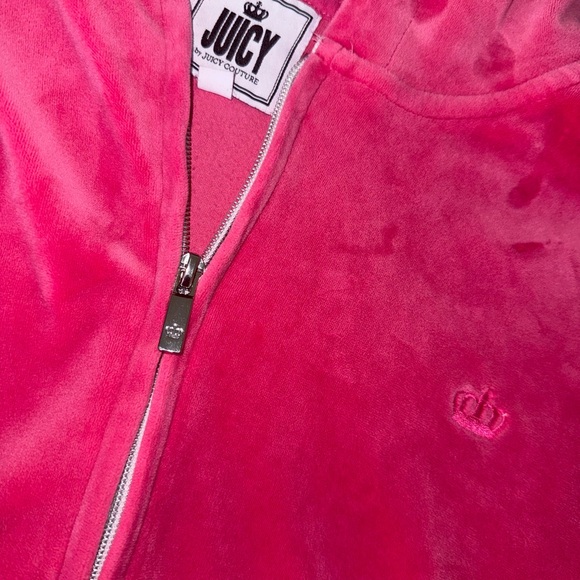 Juicy Couture Fuchsia Velour Jacket - Picture 2 of 7